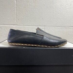 Earthing Harmony Grounding Black Leather Slip On Women's 9 Handcrafted Turkey